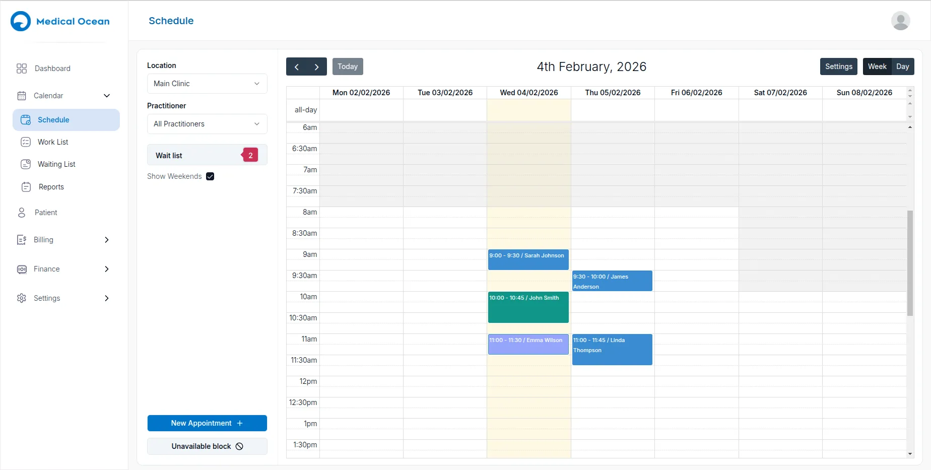 Medical Ocean - Enterprise EHR & Hospital Management Platform built with Next.js, Hasura, PostgreSQL