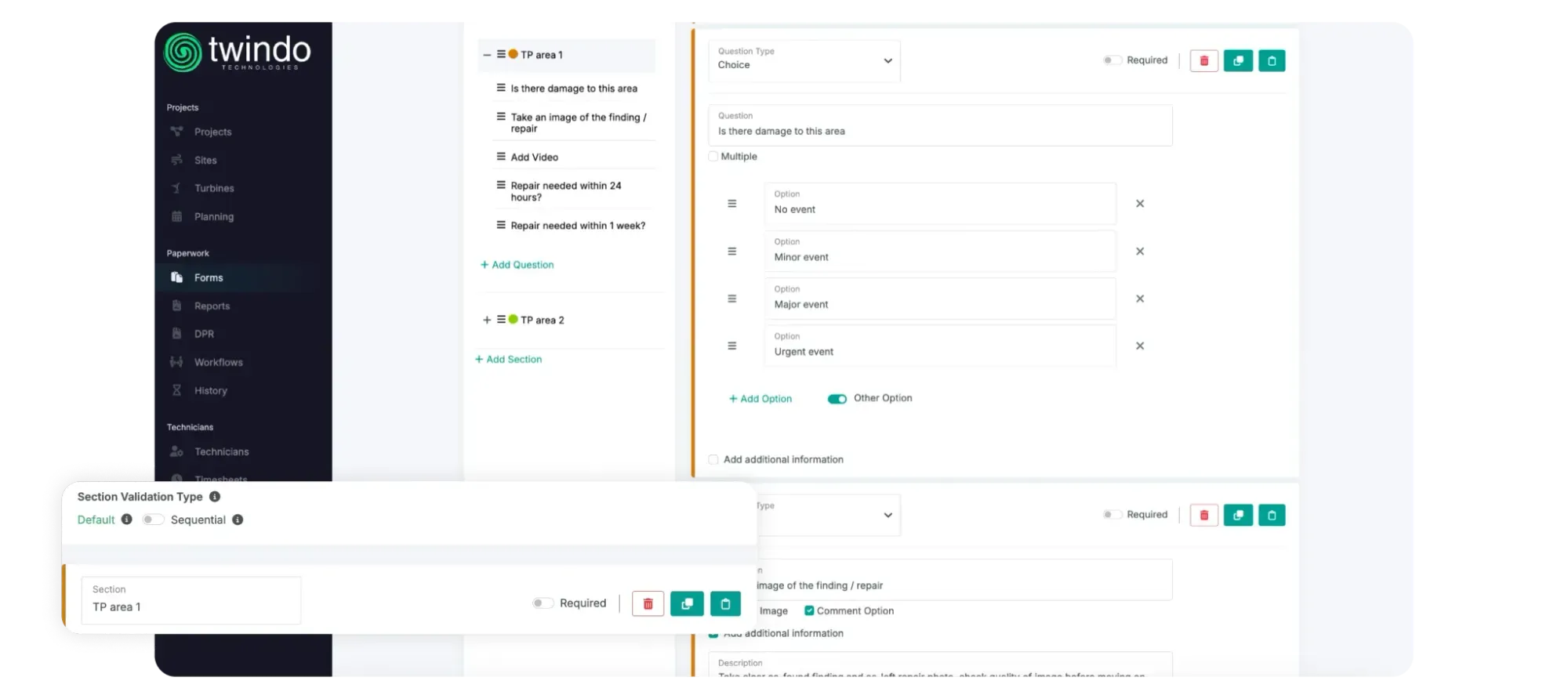 Twindo Dynamic Forms